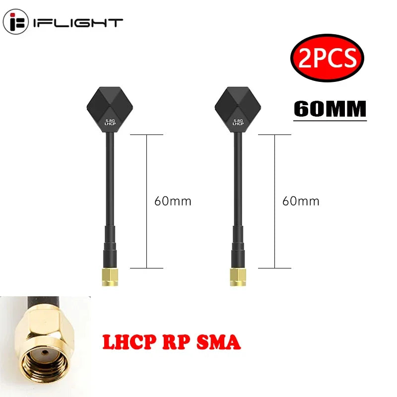 2PCS iFlight Albatross V2 5.8GHz LHCP RPSMA RHCP SMA FPV Antenna 100mm for FPV RC Drone Parts - Image 12