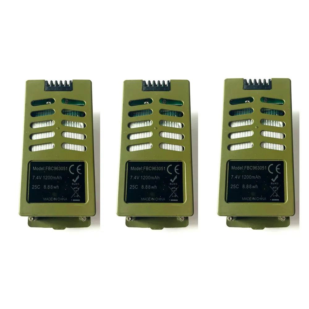 Battery For YU XIANG F07 F07V RC Helicopter 7.4v 1200mAh Spare Parts - Image 7