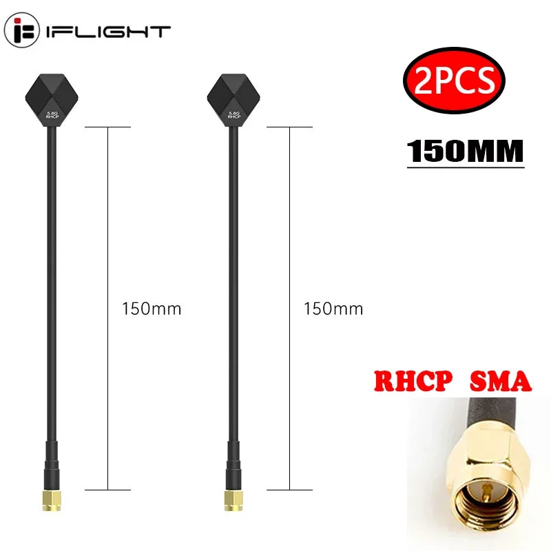 2PCS iFlight Albatross V2 5.8GHz LHCP RPSMA RHCP SMA FPV Antenna 100mm for FPV RC Drone Parts - Image 11