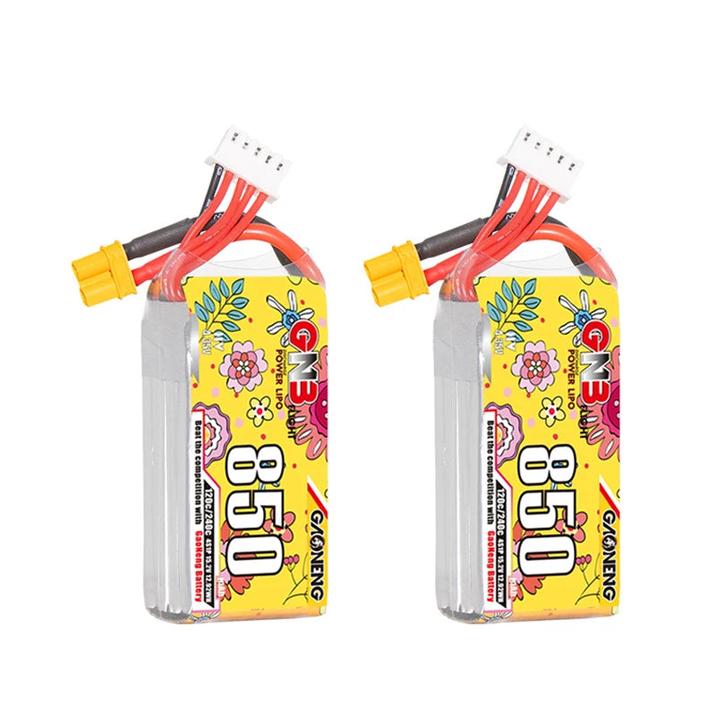 Upgraded GNB 4S 15.2V 850mAh Lipo Battery For FPV Racing Drone RC Quadcopter Helicopter Parts With XT30 15.2V Battery - Image 8
