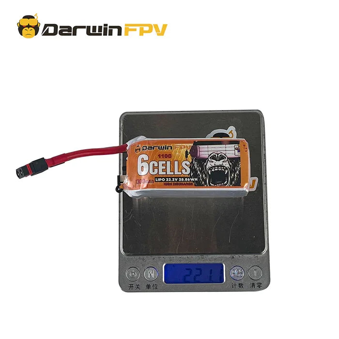 DarwinFPV 380mAh 3S 11.4V 60C fpv drone battery - Image 4