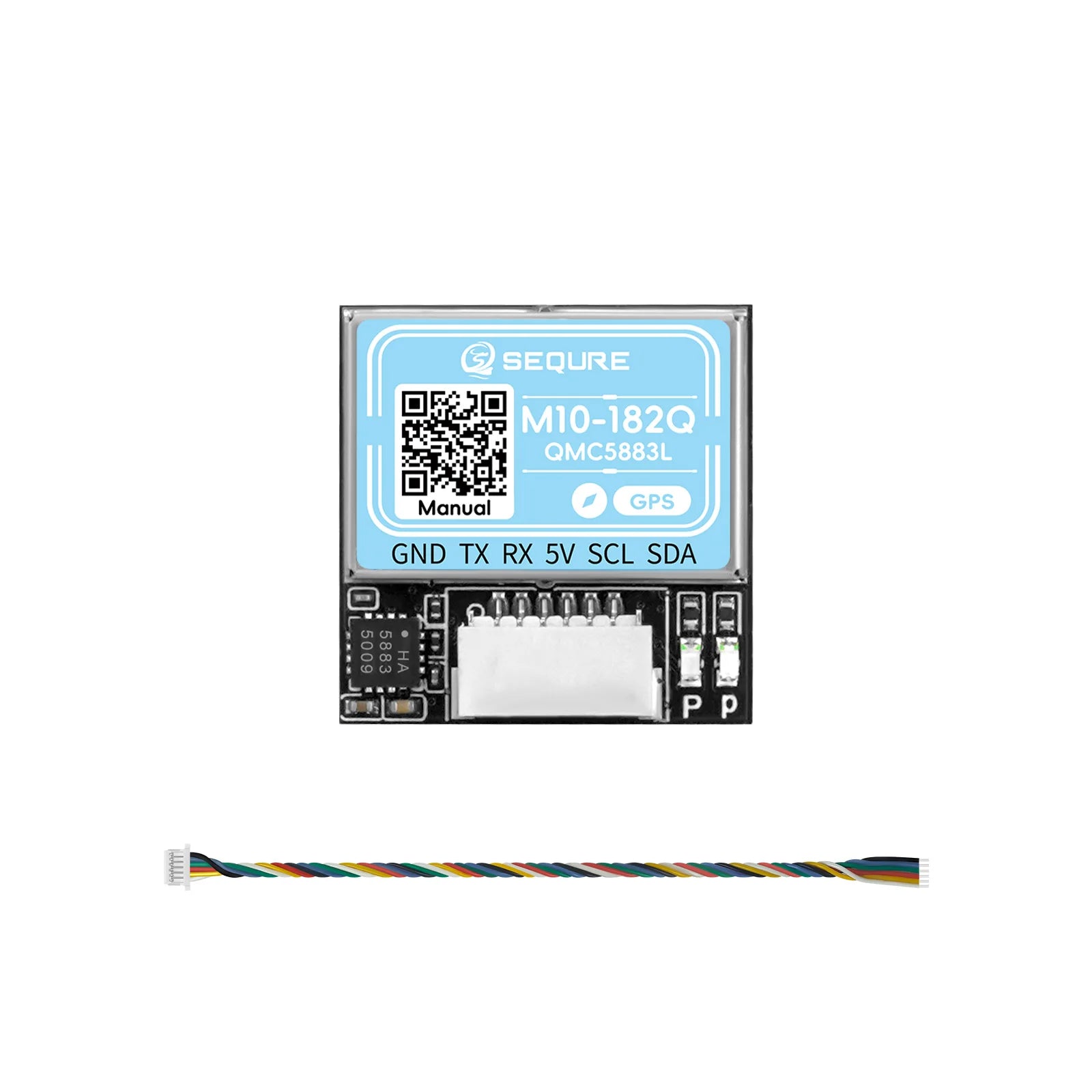 SEQURE M10 Second-generation GPS Fast Positioning Betaflight INVA Ardupilot Fixed-wing Racing Drone FPV Return QMC5883 Compass - Image 9