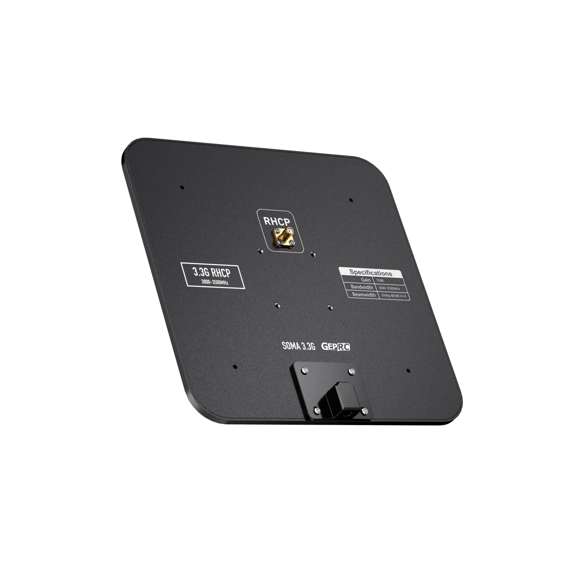 GEPRC SOMA 3.3G Or 5.8G 4.9GHZ-6GHZ Directional Patch Antenna RHCP 17dBi Gain For RC Model / Airplane Parts - Image 2