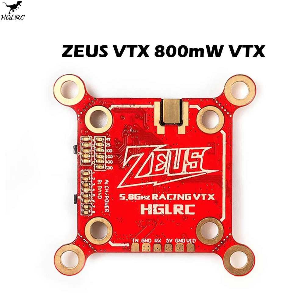 HGLRC Zeus 2.5W VTX 1.6W 350mW VTX 800mW VTX 40CH VTX 5.8G 2.4G Transmitter Built-in Microphone For RC FPV Racing Drone - Image 4