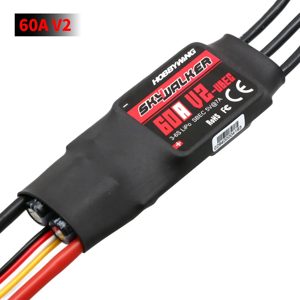 Hobbywing Skywalker 40A 50A 60A 80A 15A 20A 30A 100A 120A V2 130A160A ESC Speed Controller With UBEC For RC Airplanes Helicopter - Image 12