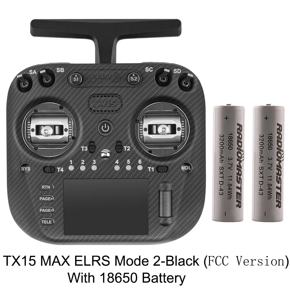 Radiomaster TX15 Max 3.5inch IPS Touchscreen Radio Controller ExpressLRS With AG02 CNC Hall Gimbal Built-in Gyro Microphone - Image 8