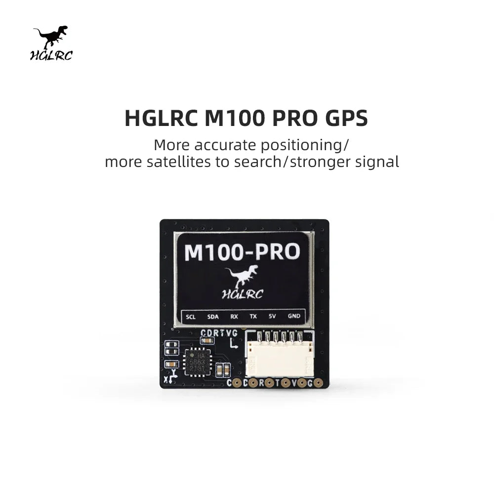 HGLRC M100 PRO GPS Chip B101 10th Generation Protocol Chip QMC5883L Compass for FPV Racing Freestyle Drones - Image 7