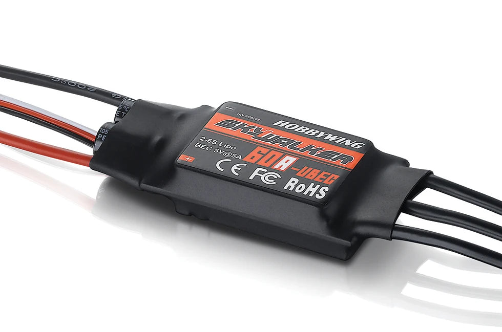 Hobbywing SKYWALKER ESC 2 - 6s 15A/20A/30A/40A/50A/60A/80A Build in bec UBEC Brushless RC heliCopter airplane Quadcopter - Image 6