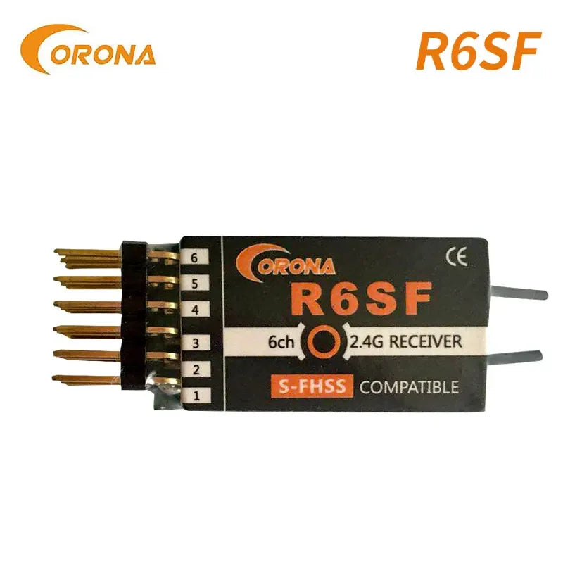 Corona 2.4G R4SF R6SF R8SF S-FHSS/FHSS Receiver Compatible FUTABA S-FHSS T6J T8J T14SG 16SZ Airplane Helicopters Car - Image 4