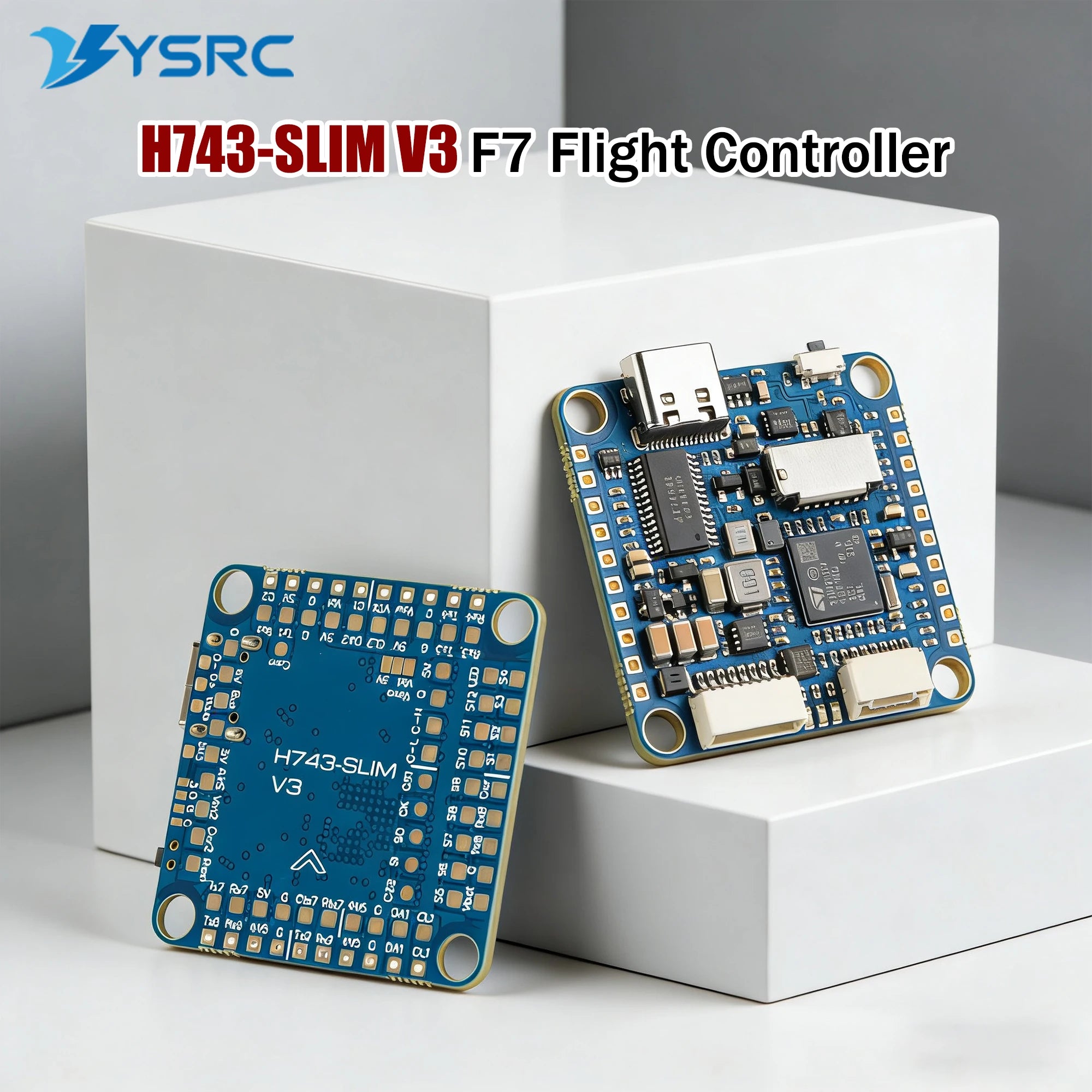 H743 SLIM V3 STM32H743VIT6 5V 2A BEC 2-8S F7 Flight Controller 30.5x30.5mm ICM20602 Baro Blackbox for FPV RC Racing Drone