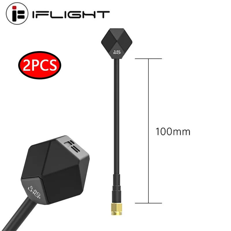 2PCS iFlight Albatross V2 5.8GHz LHCP RPSMA RHCP SMA FPV Antenna 100mm for FPV RC Drone Parts - Image 2