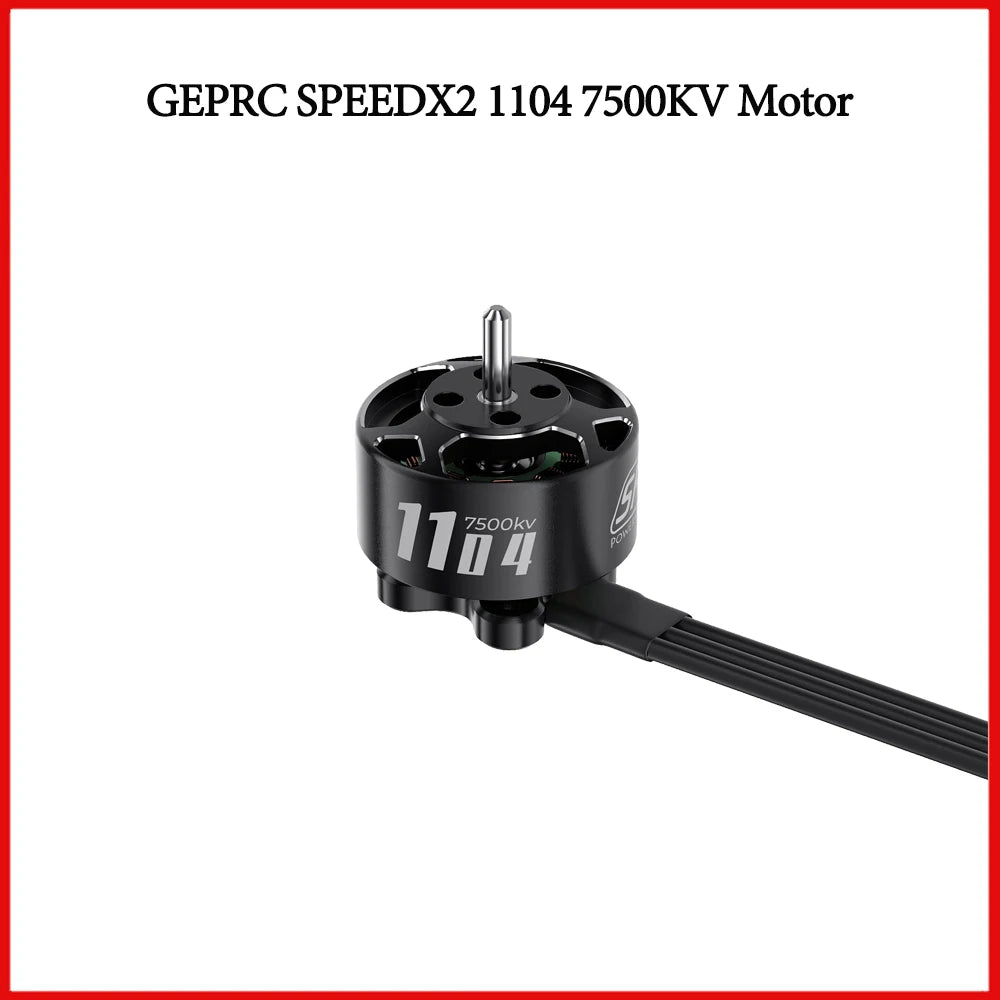 GEPRC SPEEDX2 1104 7500KV Motor for 1.6-2.2 Inch Lightweight Drones Brushless FPV Racing Multicopter Drone Motor Accessories