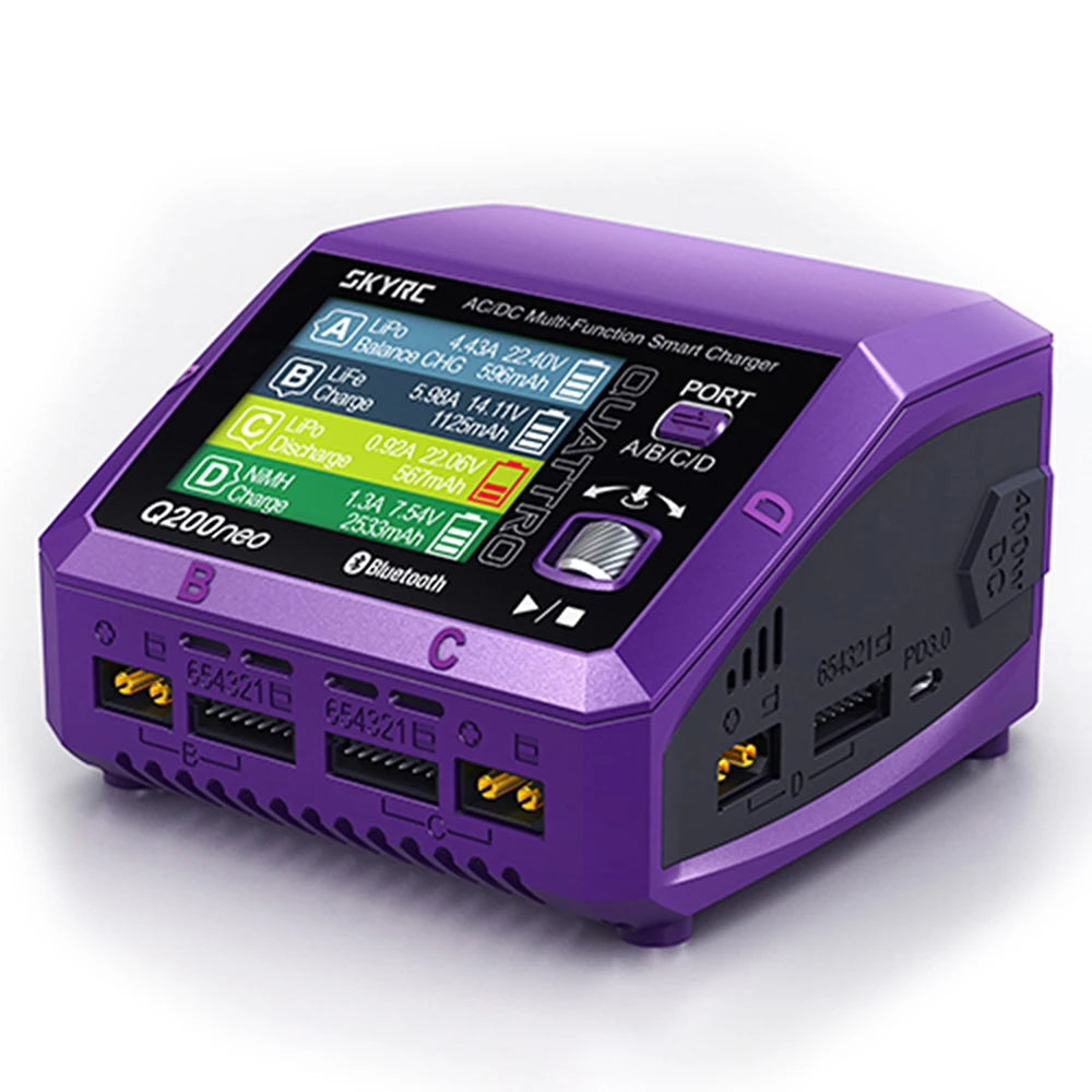 SkyRC Q200neo Lipo Battery Balance Charger Discharger AC200W DC400W for 1-6S LiPo - Image 2