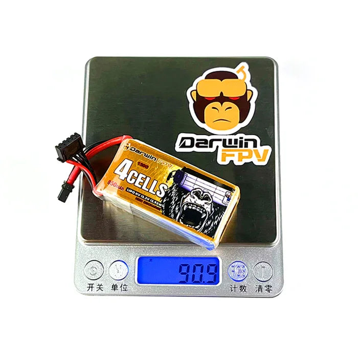 Darwin FPV 4S 850mAh 15.2V Lithium Polymer FPV Drone Battery For BabyApe Ⅲ Pro/Freestyle, CineApe 25 FPV Drone - Image 2