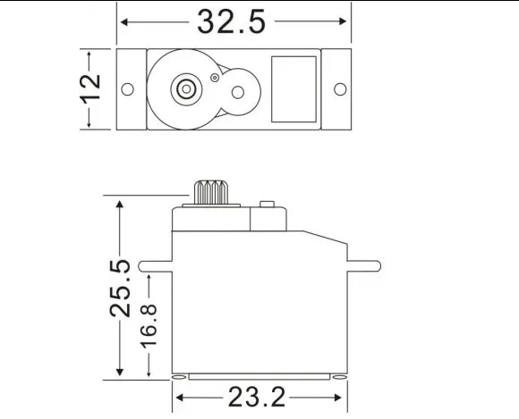 Feetech Mini 180 Degree Angle 2kg Torque Micro Robot RC Servo Motor FT90M Feedback For Automatic Curtain/Smart Lock Airplane - Image 4