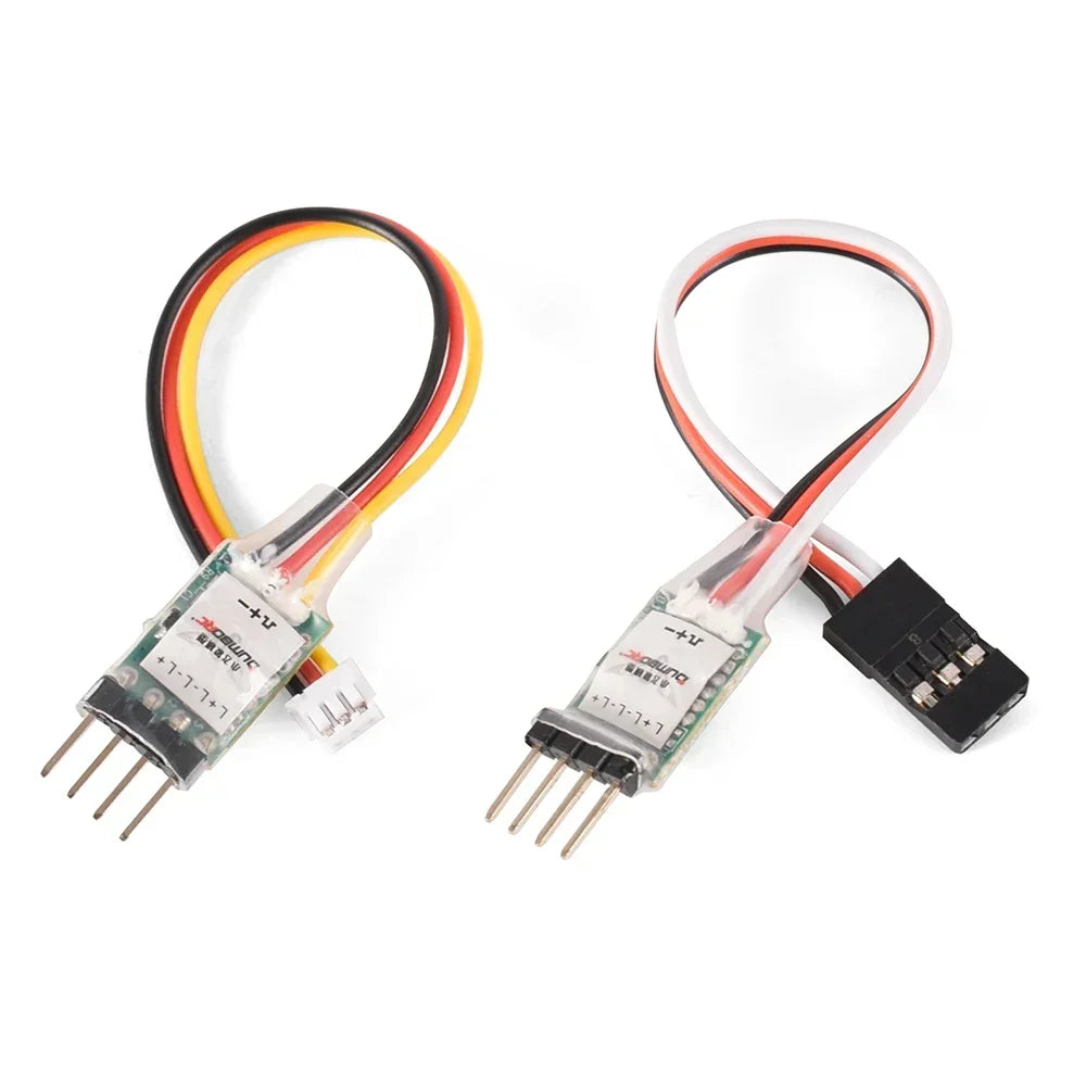 DUMBORC 3CH LED Lamp Light Controller Switch Panel System Turn on/off ZH1.5/JR Plug for RC Mini Car Fixed-wing Aircraft Parts - Image 5