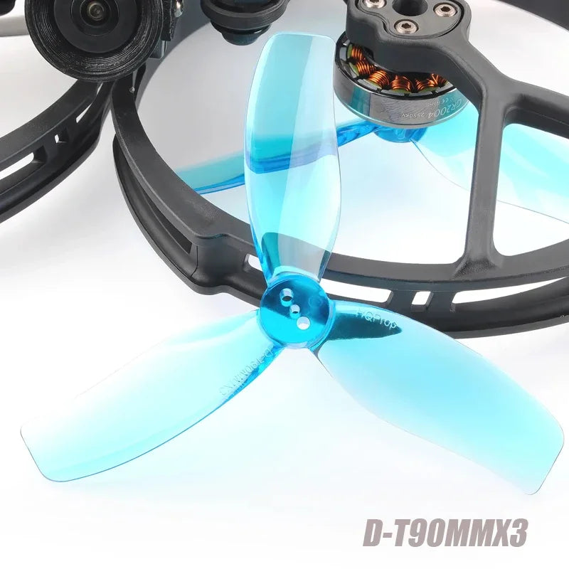 4 pairs HQPROP DT90mmx3 D90/T90, Aperture 1.5mm/5mm, 3.5-inch, Three Blade Propeller, Used For RC DIY FPV Racing Drone - Image 3