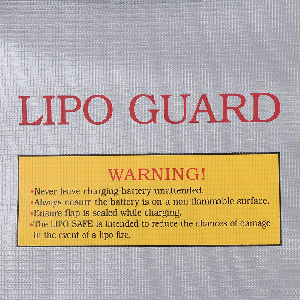 1Pc Silver RC LiPo Battery Safety Bag Fireproof Waterproof Explosion-proof Guard Charge Sack Practical Charging Protection - Image 5