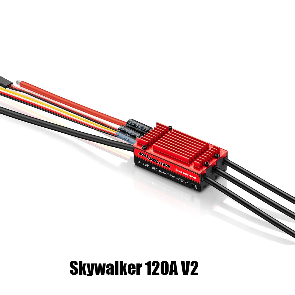Hobbywing Skywalker 40A 50A 60A 80A 15A 20A 30A 100A 120A V2 130A160A ESC Speed Controller With UBEC For RC Airplanes Helicopter - Image 15