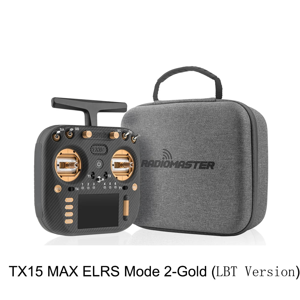 Radiomaster TX15 Max 3.5inch IPS Touchscreen Radio Controller ExpressLRS With AG02 CNC Hall Gimbal Built-in Gyro Microphone - Image 27