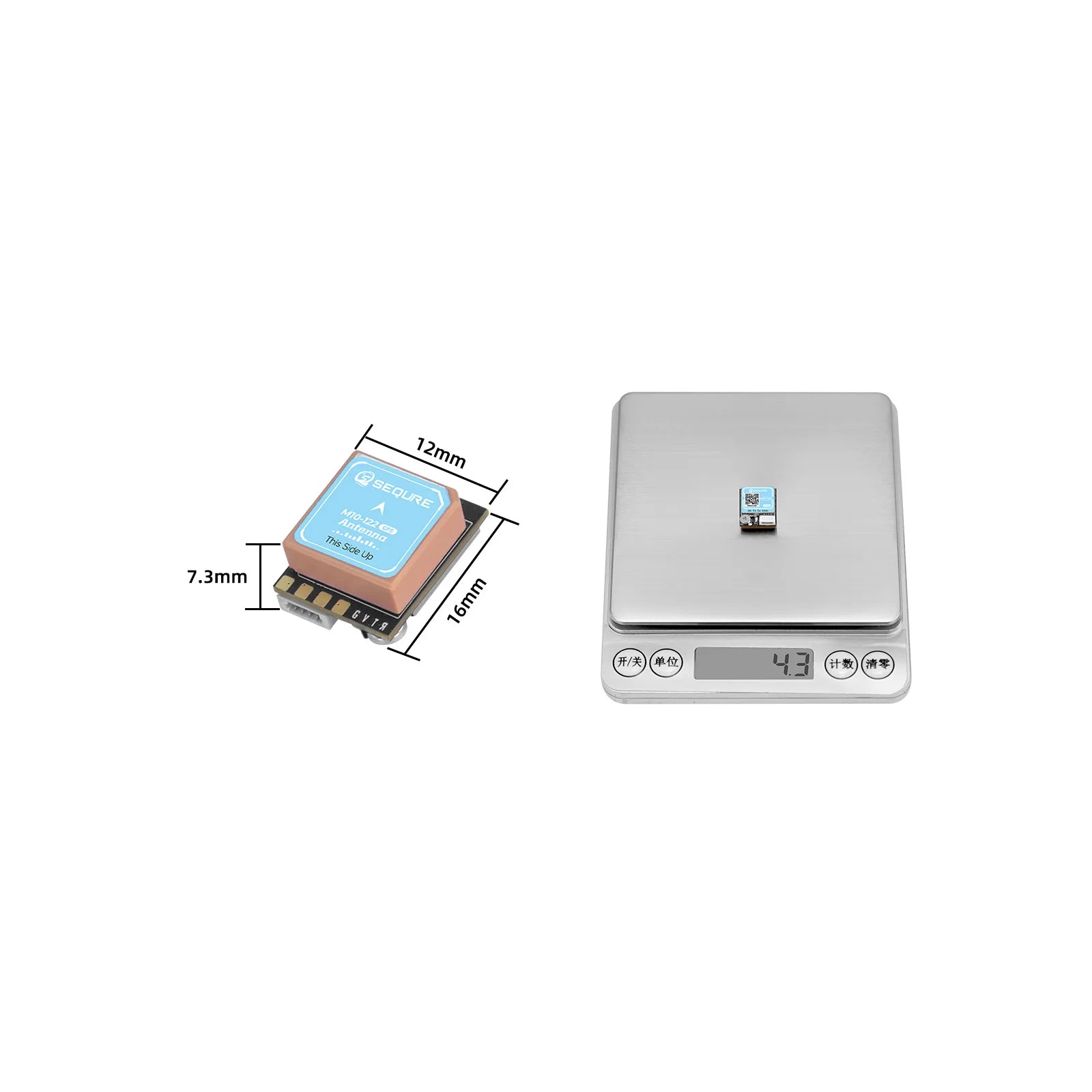 SEQURE M10 Second-generation GPS Fast Positioning Betaflight INVA Ardupilot Fixed-wing Racing Drone FPV Return QMC5883 Compass - Image 2