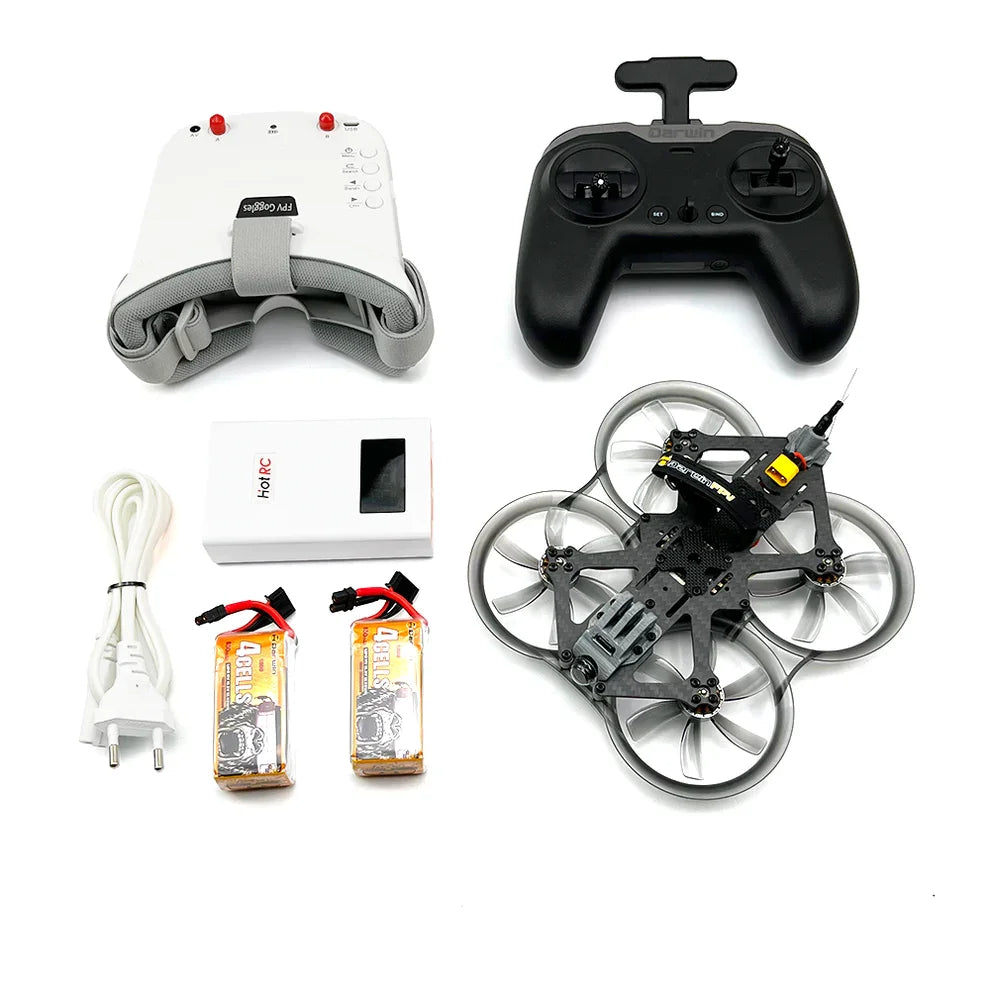 DarwinFPV CineApe 25 112mm 4S Cinematic Whoop Analog/ AVATAR MINI HD 1504 3600KV Motor FPV Racing RC Drone FPV Kit RTF - Image 5