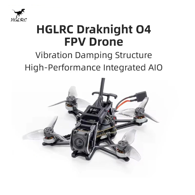 HGLRC Draknight O4 Lite / O4 Power Kits(WTFPV) 2inch FPV Drone Toothpick Quadcopter ELRS 2.4G